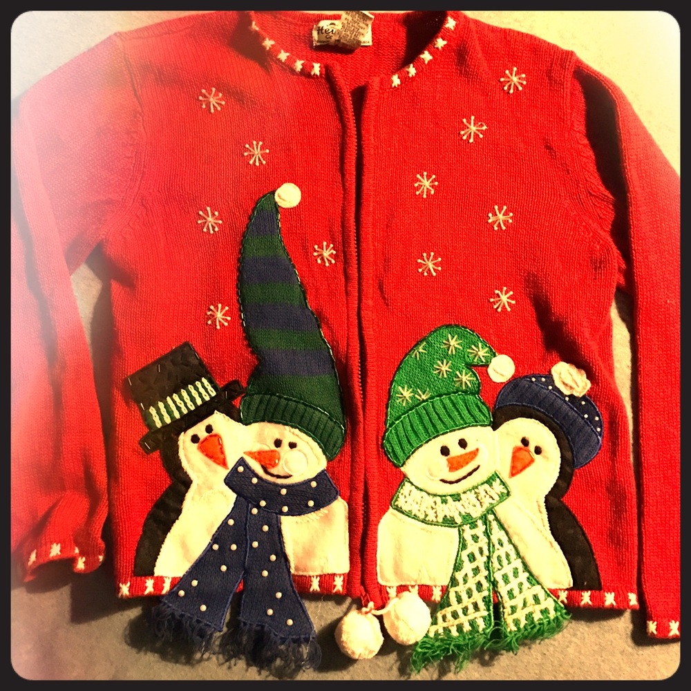 HOST PICK! Winter Themed Sweater, Girls 12/14